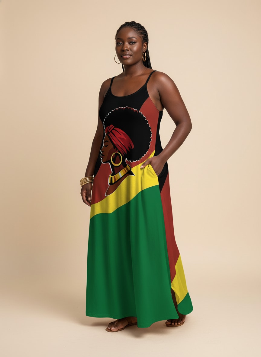 Black History Maxi Dress