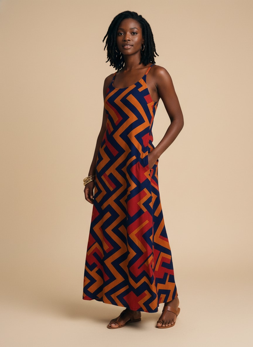 "Nzinga" Maxi Dress