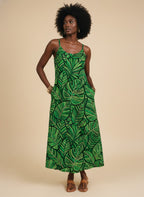 "Asili" Emerald Maxi Dress Promo