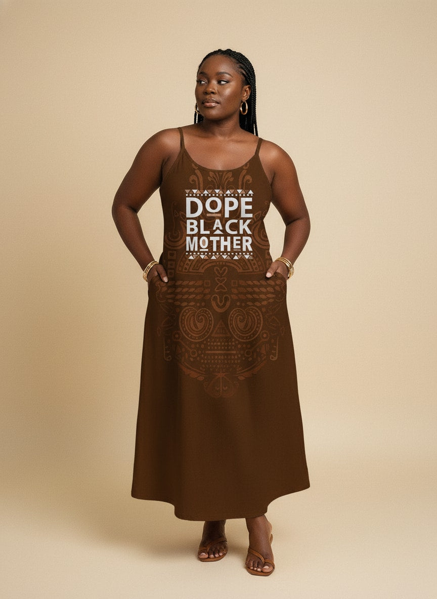 Dope Black Mom Maxi Dress