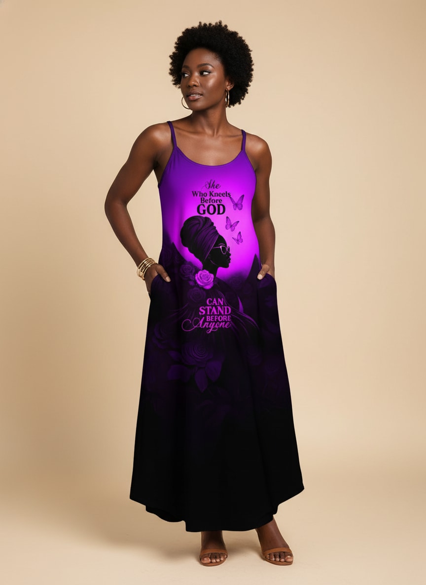 "Selah" Purple Maxi Dress