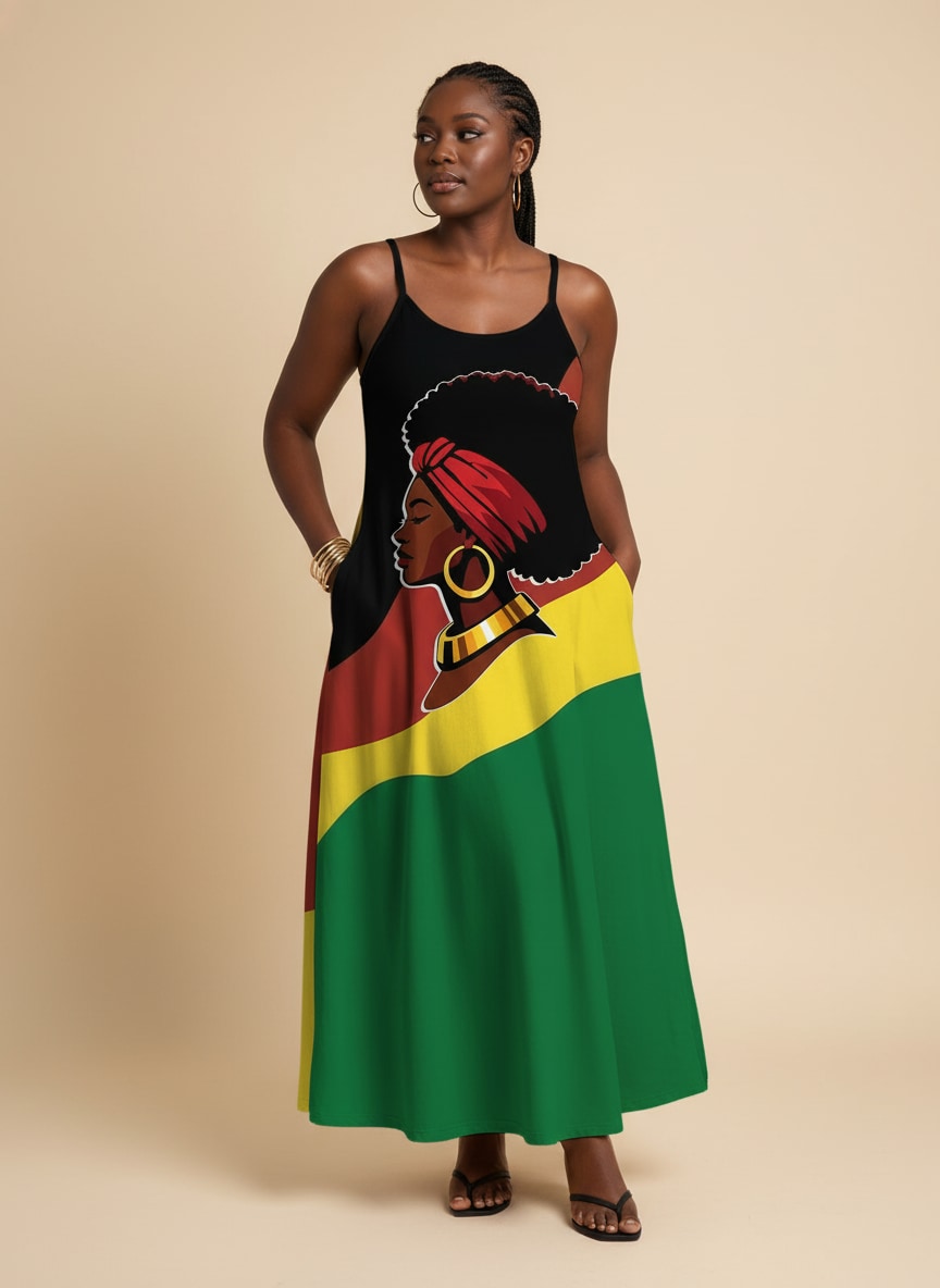 Black History Maxi Dress