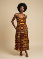 Mudcloth Maxi Dress
