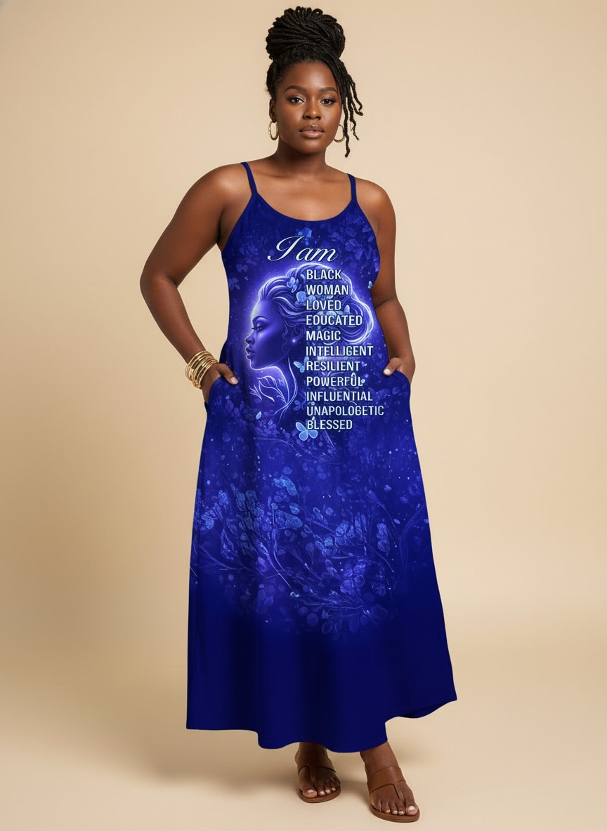 Black Woman Loved Maxi Dress