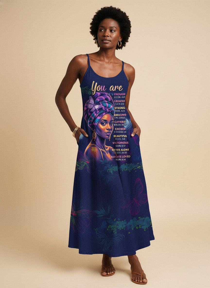 "Blue Orchid Maxi Dress"