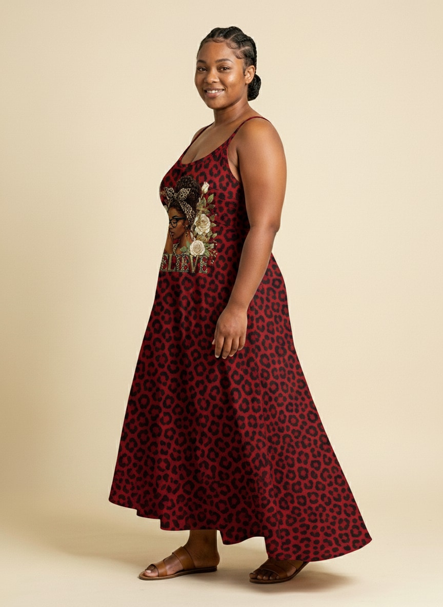Imani Rouge Maxi Dress