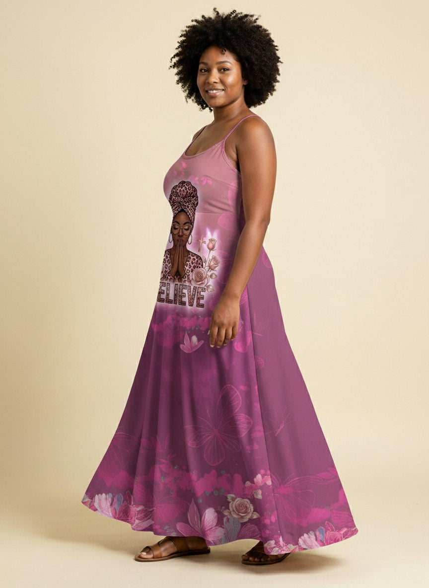 Imani Wild Rose Maxi Dress