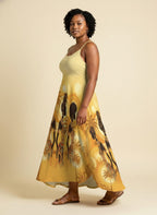 Ancestral Flame Maxi Dress