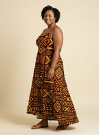 Mudcloth Maxi Dress