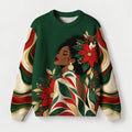 "Poinsettia" Christmas Sweatshirt