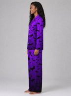 "Popo" Halloween Pajama Set — side view on model