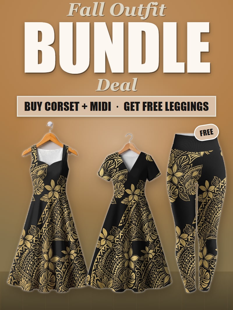 "Pualani" 2 Dresses + Free Leggings