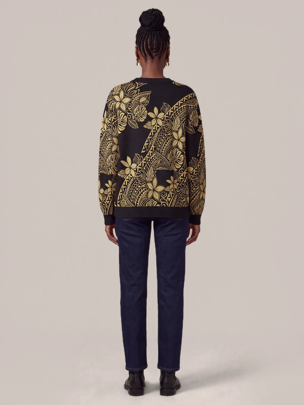 "Pualani" Sweatshirt — back view on model