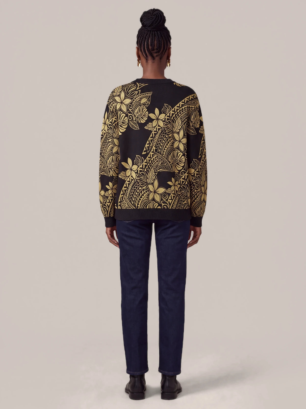 "Pualani" Sweatshirt — back view on model