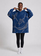 "Pwani" Blanket Hoodie — front