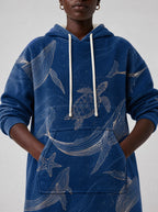 "Pwani" Blanket Hoodie — full body