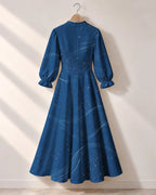 "Pwani" Long Puff Sleeve Dress
