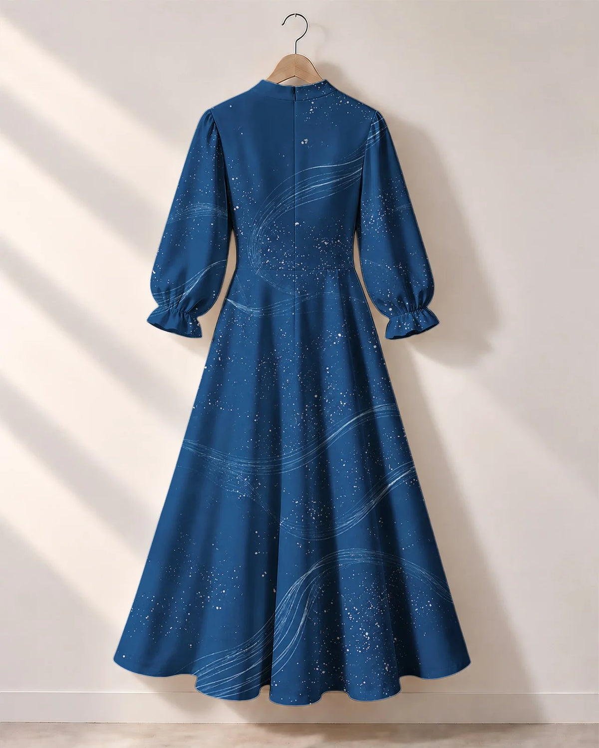 "Pwani" Long Puff Sleeve Dress