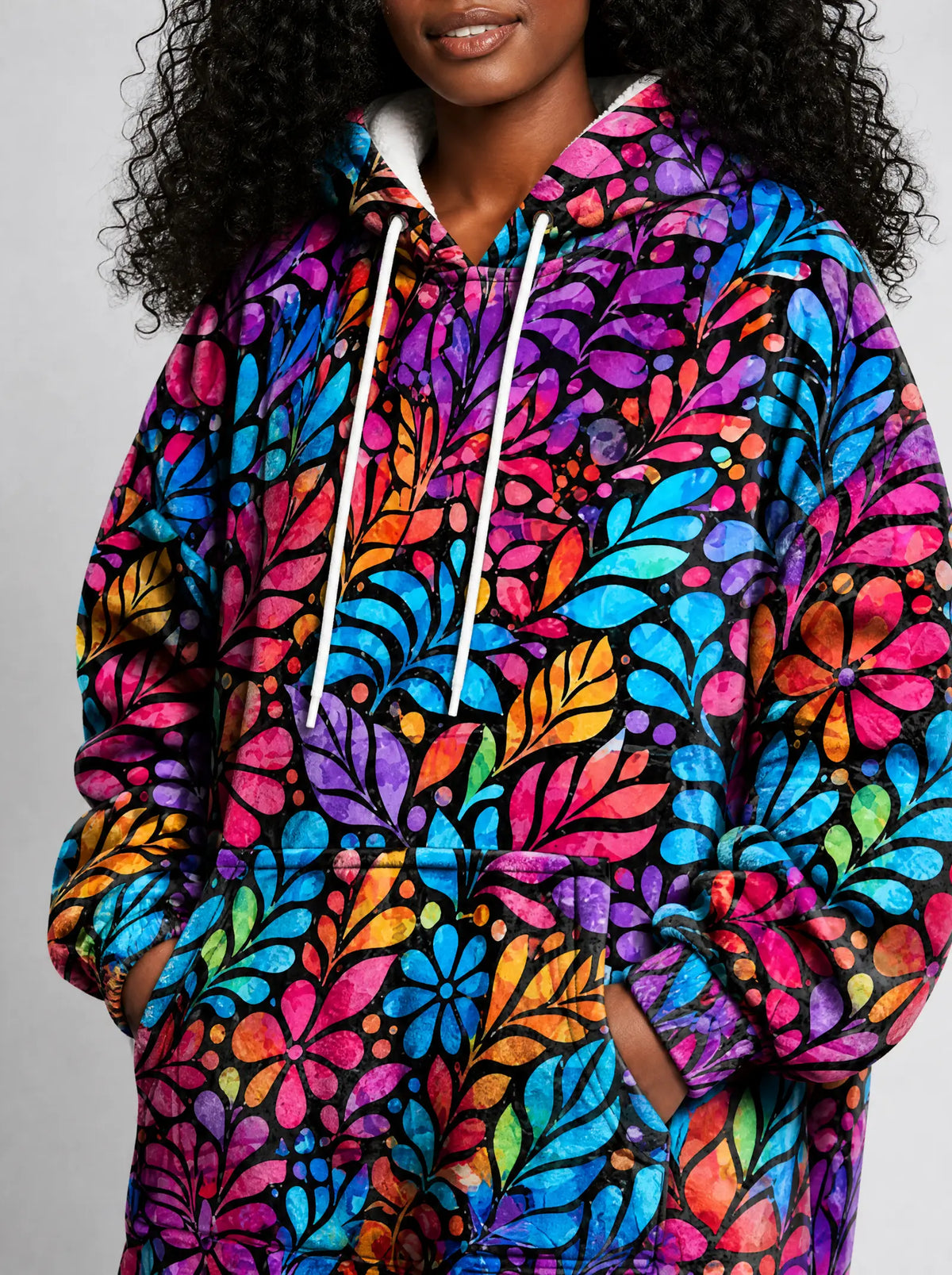 "Rangi" Blanket Hoodie — full body