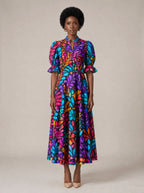 "Rangi" Puff Sleeve Dress