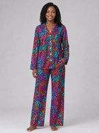 "Rangi" Pajama Set — front view on model