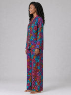 "Rangi" Pajama Set — side view on model