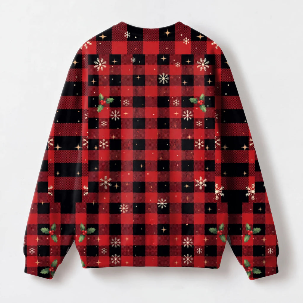 "Retired" Christmas Sweatshirt — back view