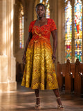 "Rubi" Sweetheart Midi Dress