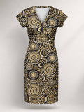 "Sahara" Cap Sleeve Midi Dress Promo