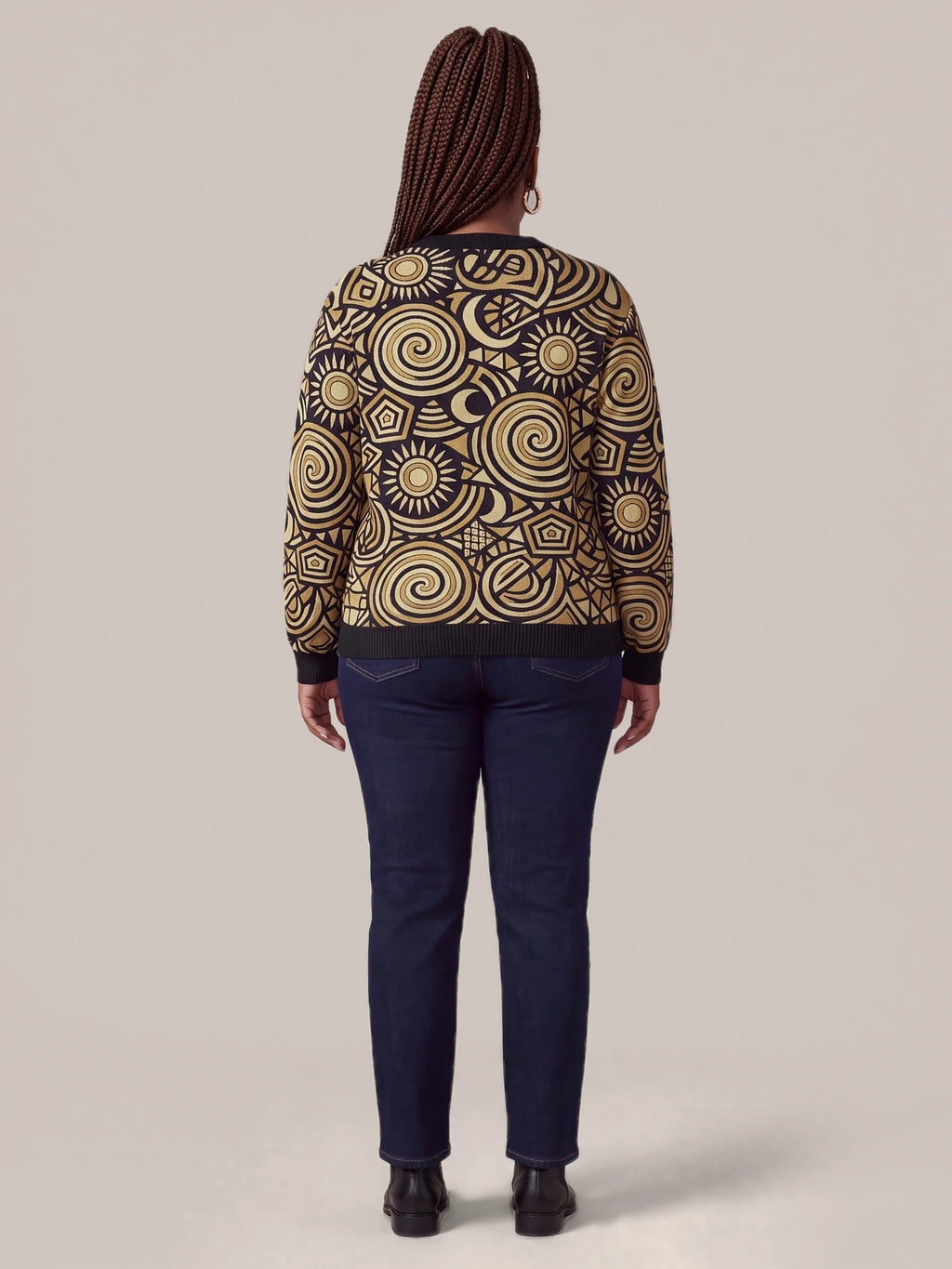 "Sahara" Sweatshirt — back view on model