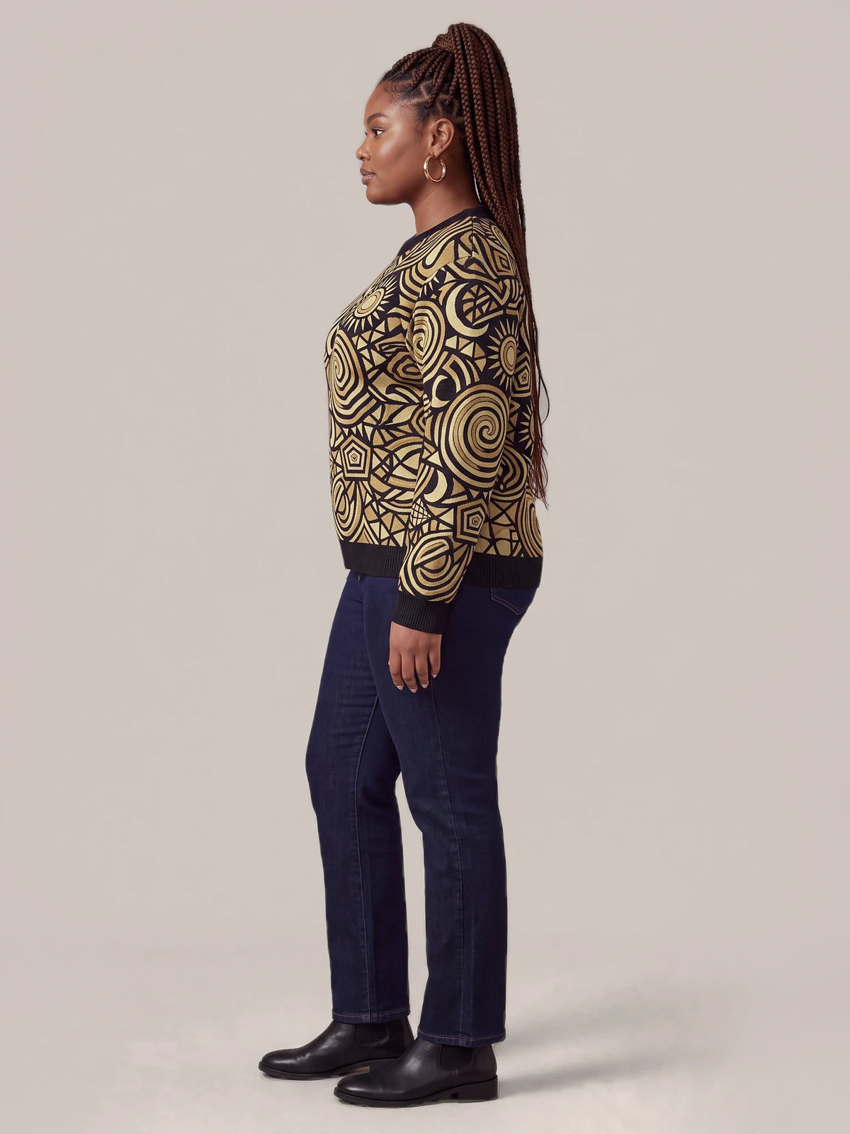 "Sahara" Sweatshirt — side view on model