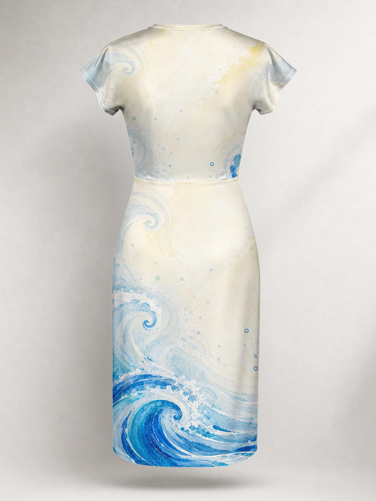 "Samaki" Cap Sleeve Midi Dress Promo