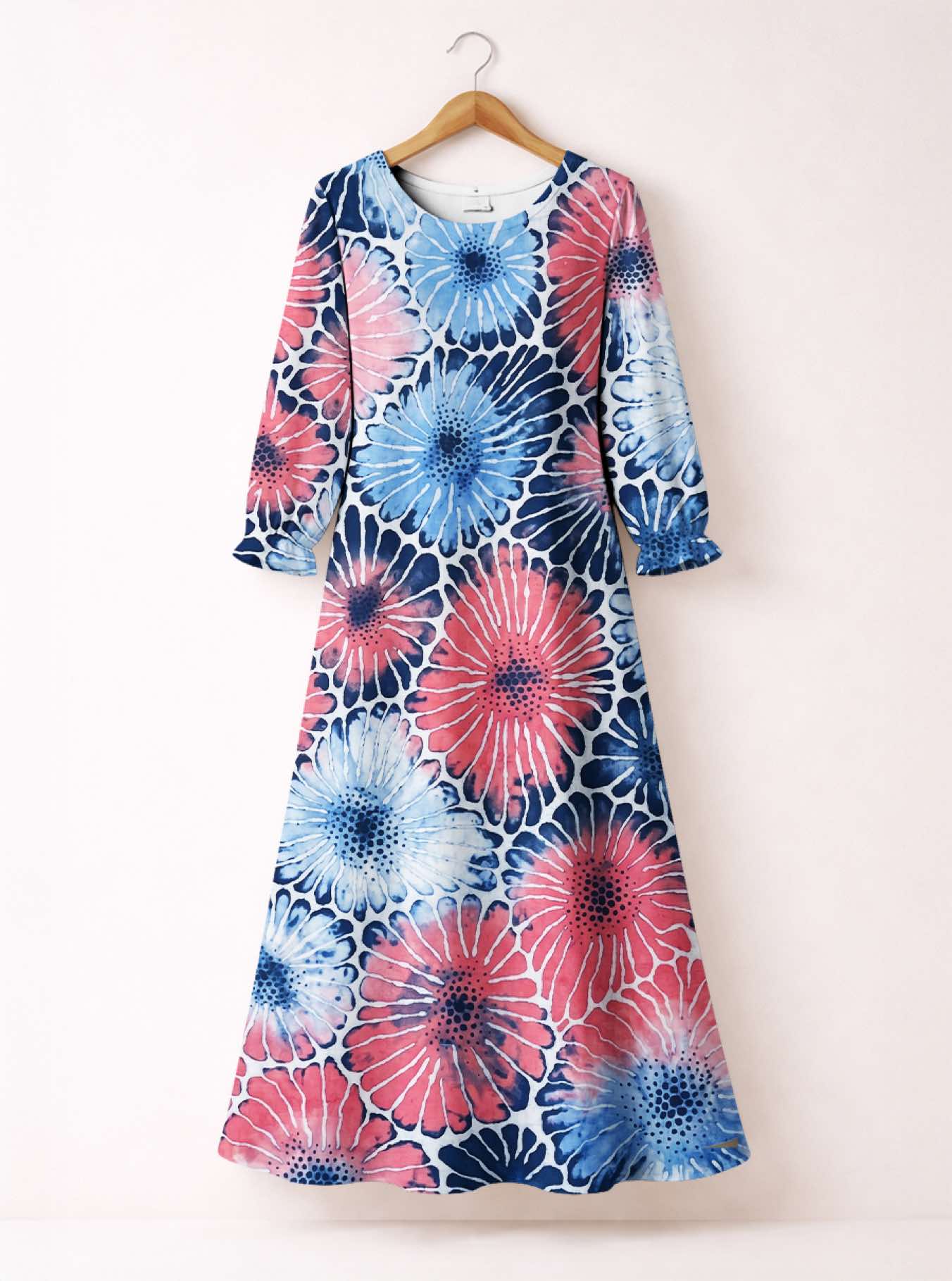 "Samawati" Long Sleeve Maxi Dress
