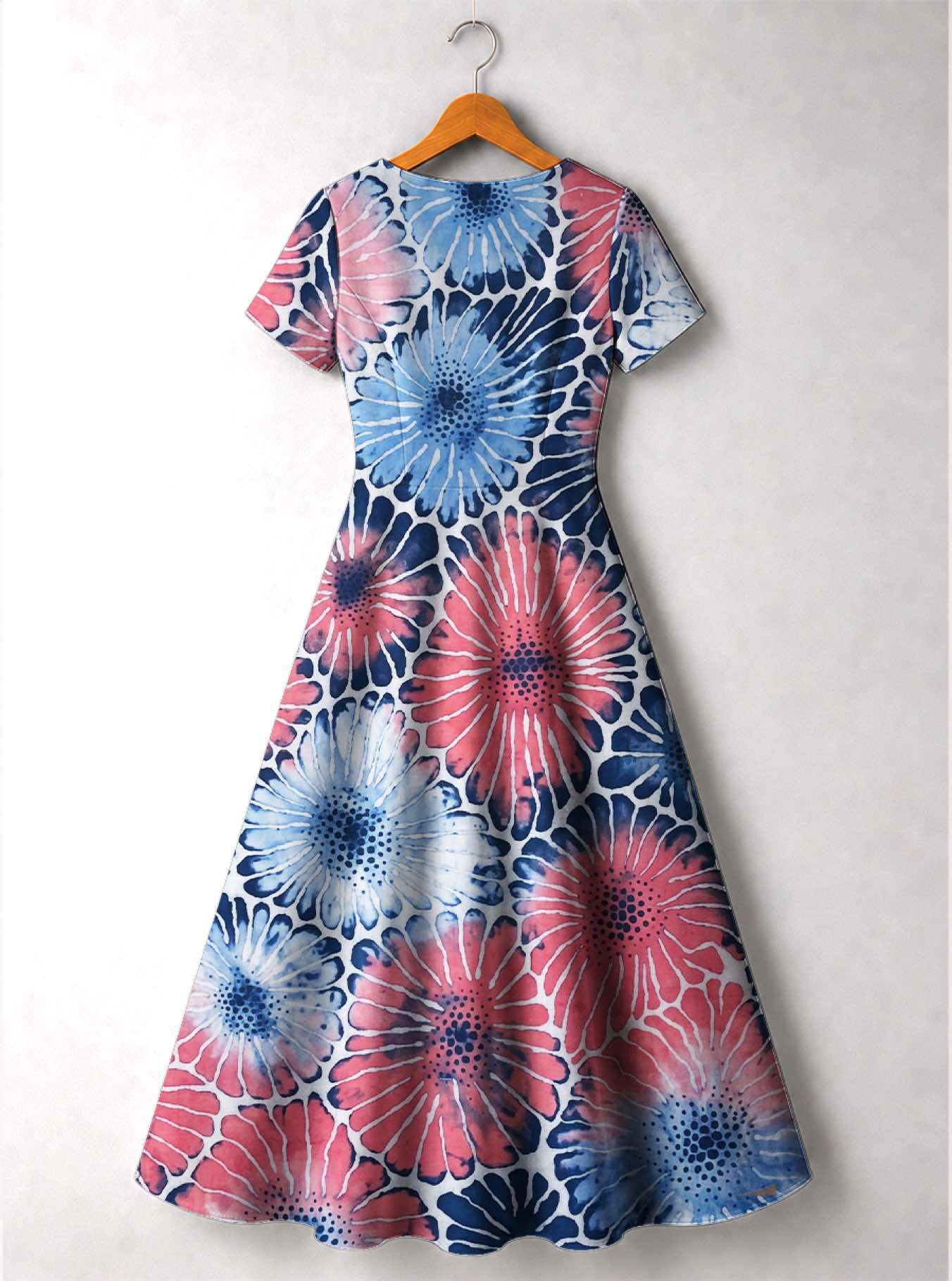 "Samawati" Short Sleeve Maxi Dress