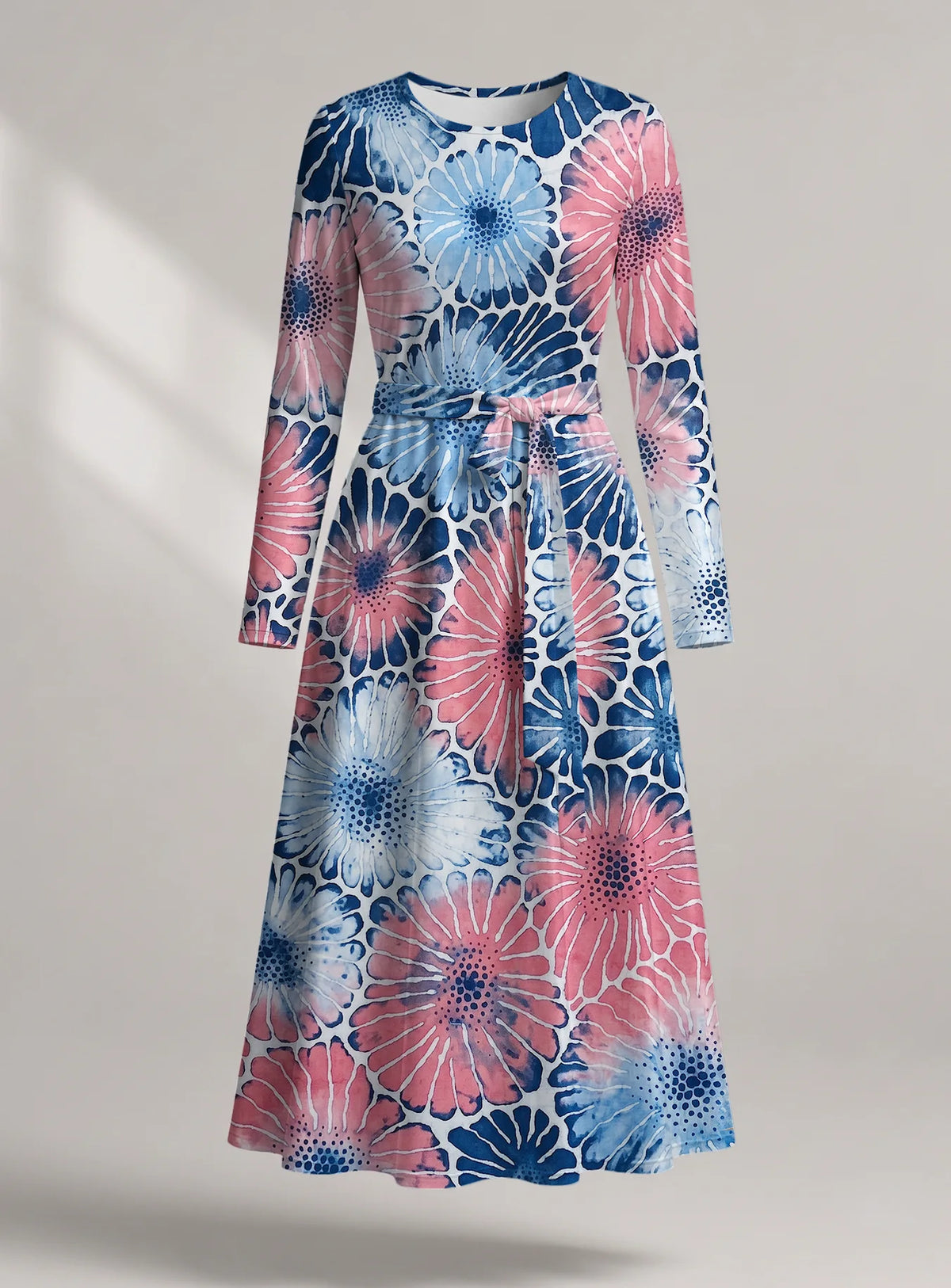 "Samawati" Long Sleeve Midaxi Dress