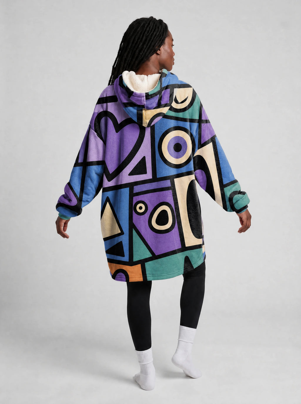 "Sanaa" Blanket Hoodie — side