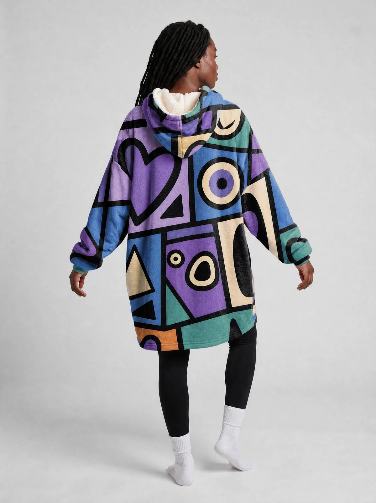 "Sanaa" Blanket Hoodie — side