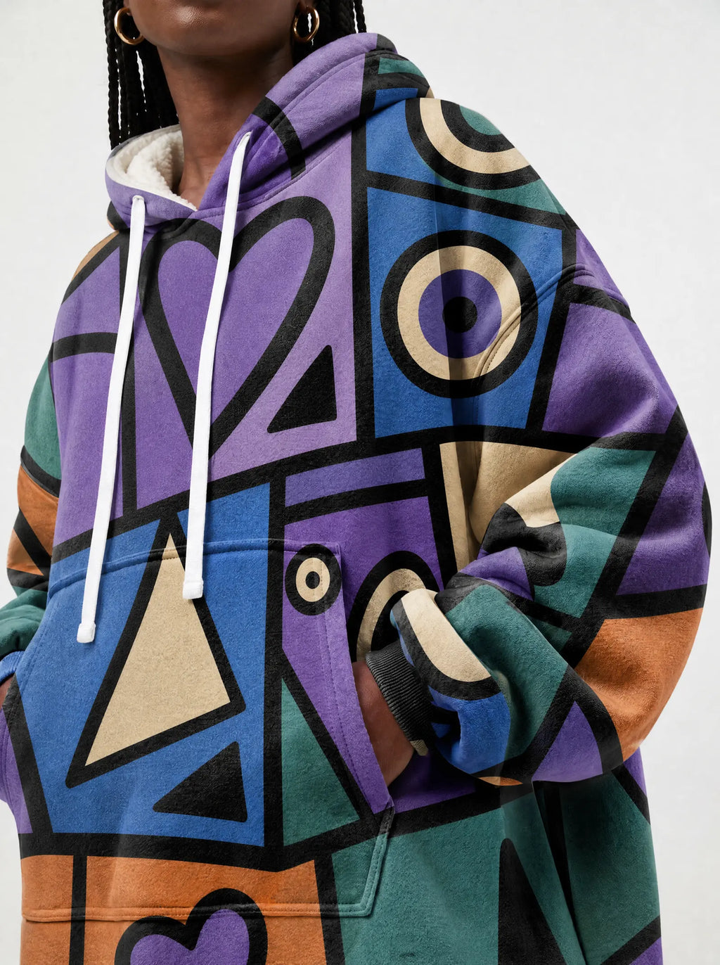 "Sanaa" Blanket Hoodie — full body