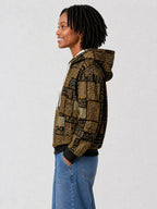 "Sankofa" Hoodie — side view on model