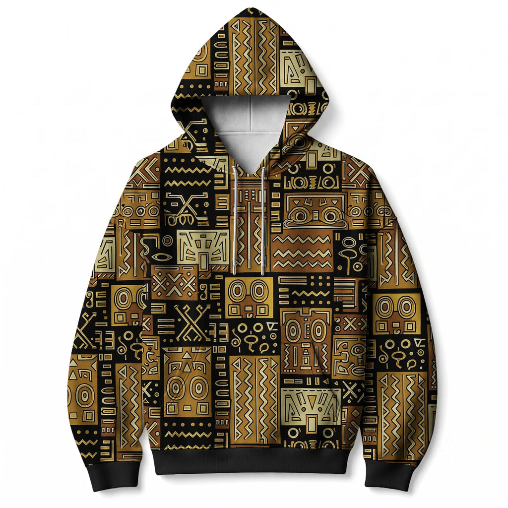 "Sankofa" Hoodie — front flat