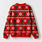 "Santa Hat" Christmas Sweatshirt — back view