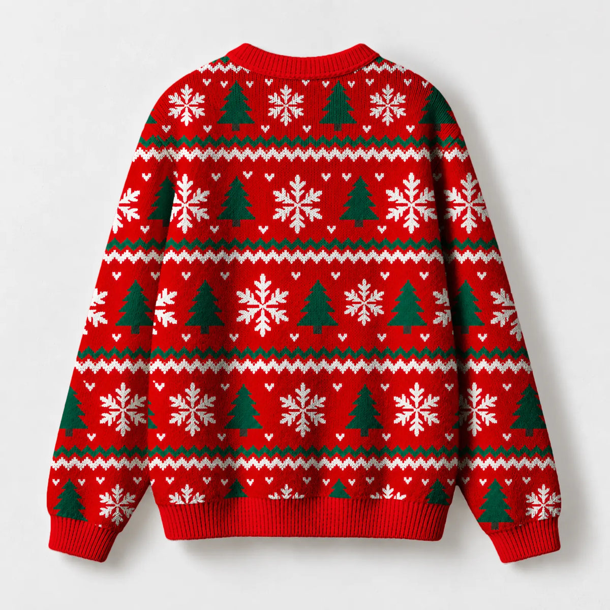 "Santa Hat" Christmas Sweatshirt — back view
