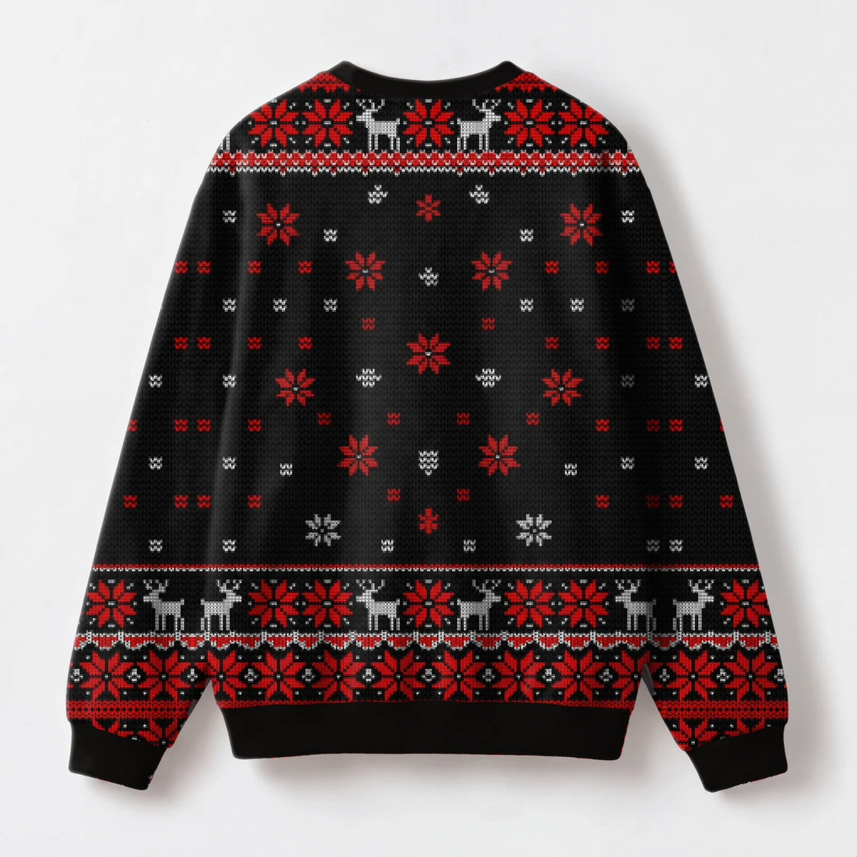 "Santa's Tab" Christmas Sweatshirt — back view