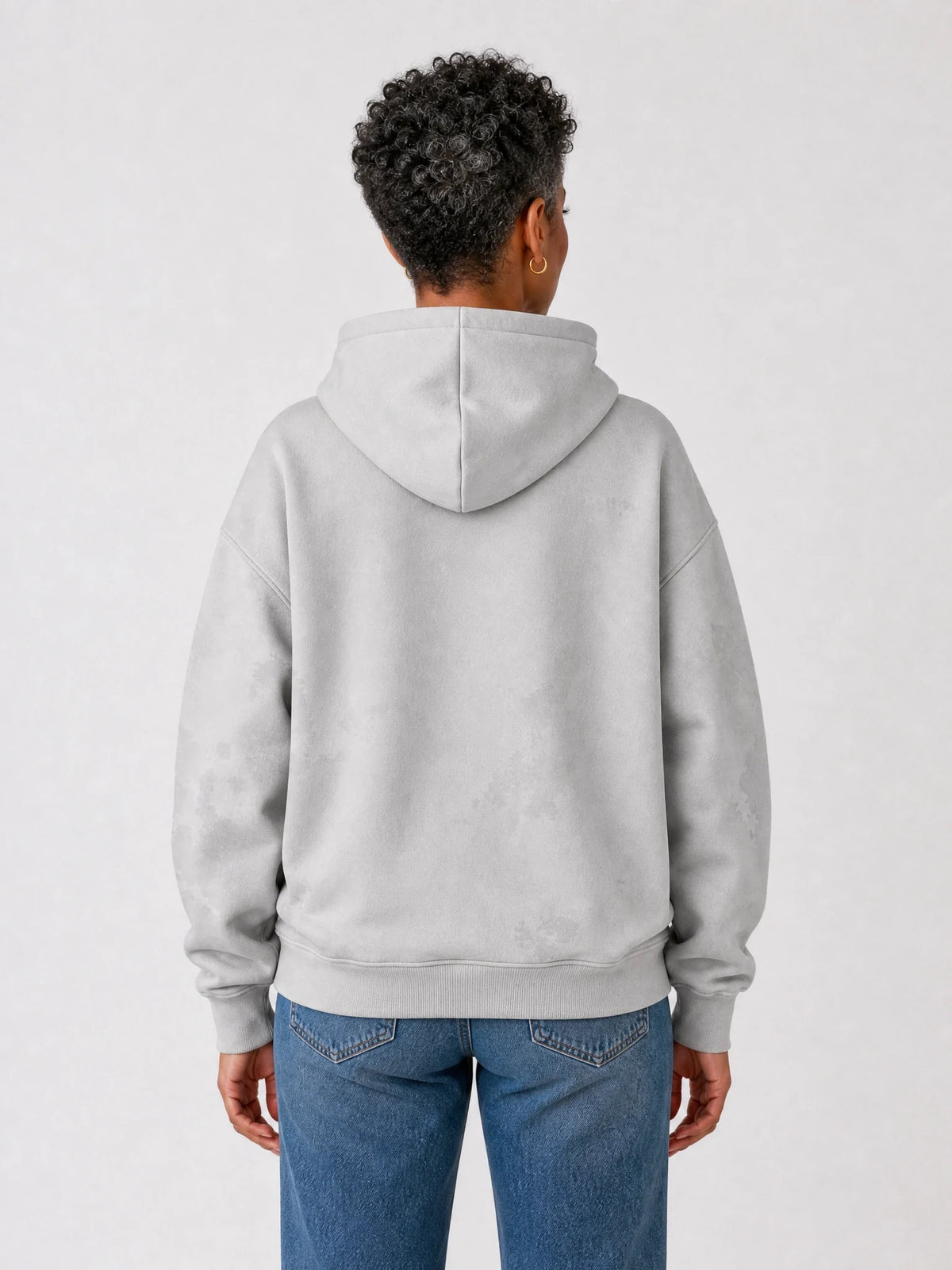 "Seasoned" Hoodie — back view on model
