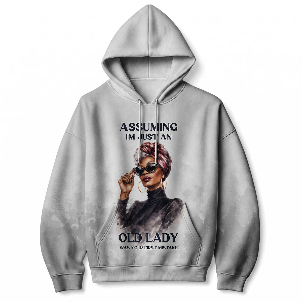 "Seasoned" Hoodie — front flat