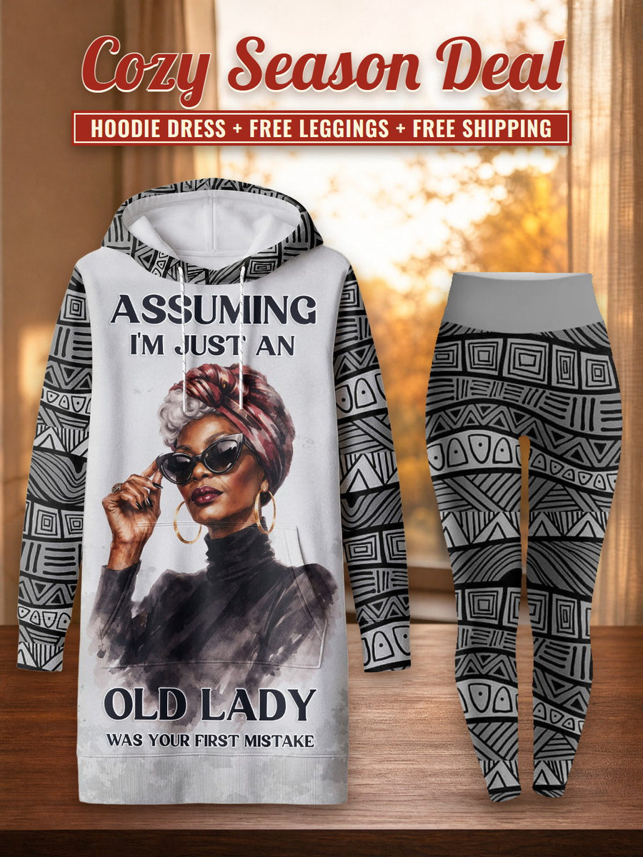 Seasoned hoodie dress and leggings, photo 1