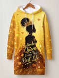"September Best Life" Hoodie Dress