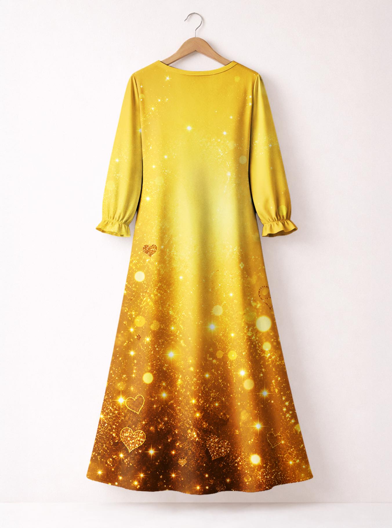 "September Best Life" Long Sleeve Maxi Dress
