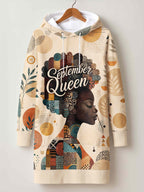 "September Queen" Hoodie Dress