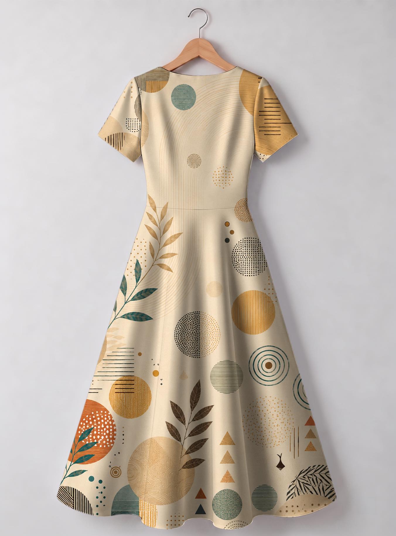 "September Queen" Sweetheart Midi Dress